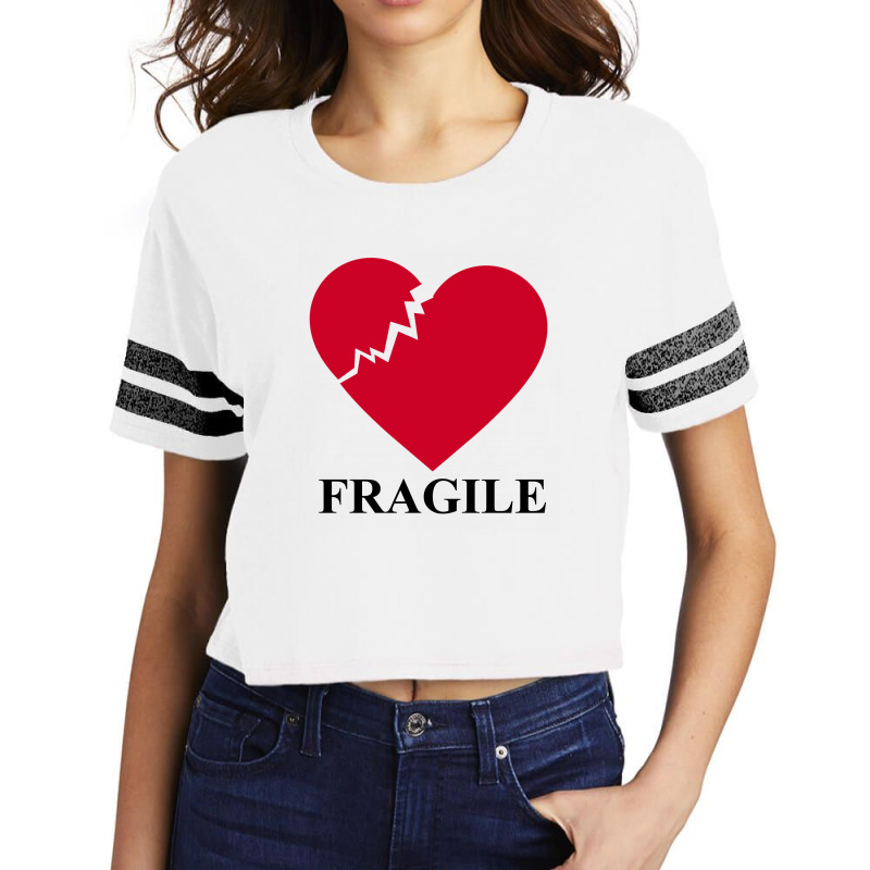 Fragile Heart Scorecard Crop Tee by autlu2024 | Artistshot