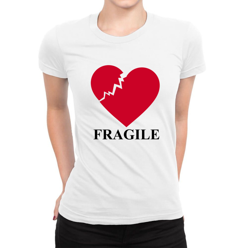 Fragile Heart Ladies Fitted T-Shirt by autlu2024 | Artistshot