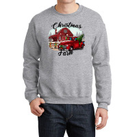 Farm On The Truck Christmas Crewneck Sweatshirt | Artistshot