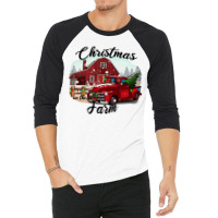 Farm On The Truck Christmas 3/4 Sleeve Shirt | Artistshot