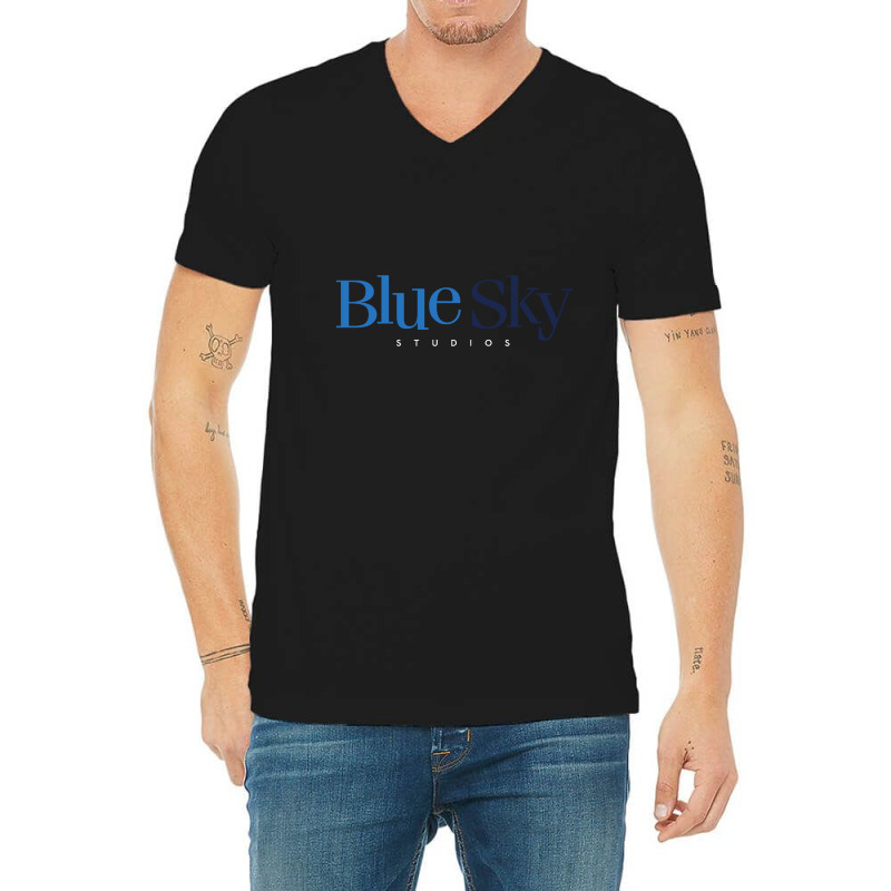 Blue Sky Studios V-Neck Tee by petercrooss | Artistshot