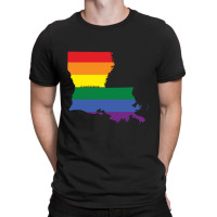 Lousiana Rainbow Flag T-shirt | Artistshot