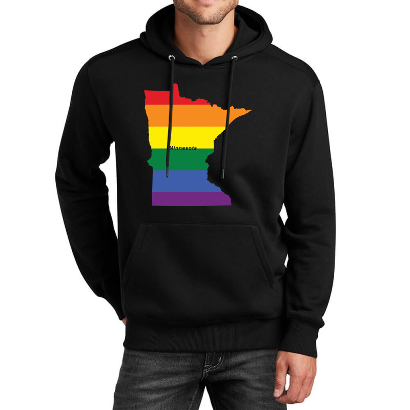 Minnesota Rainbow Flag Unisex Hoodie | Artistshot