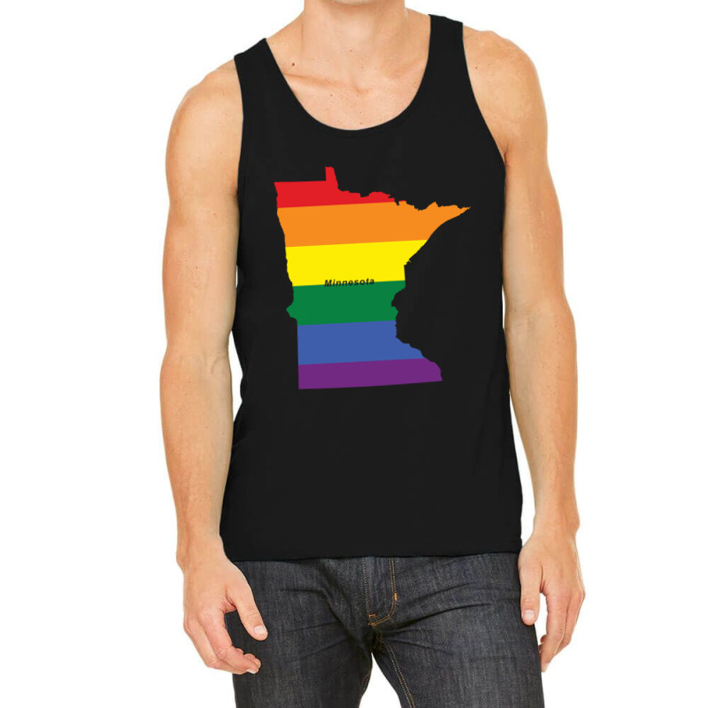 Minnesota Rainbow Flag Tank Top | Artistshot