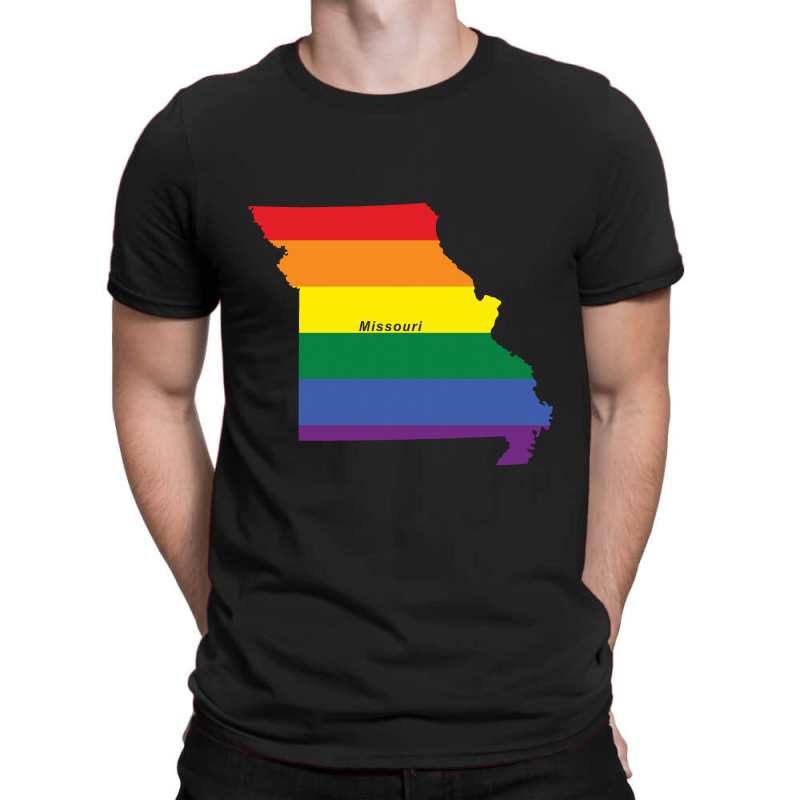 Missouri Rainbow Flag T-shirt | Artistshot