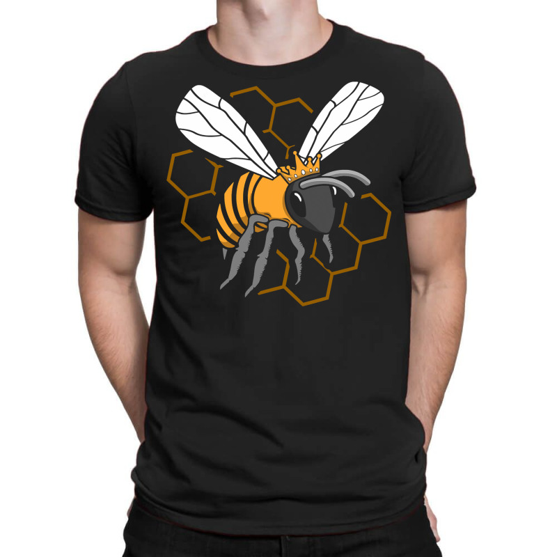 Bee Beekeeper Queen Bee Honeycomb Funny Beekeeping Honey Apiary Graphi T-shirt | Artistshot