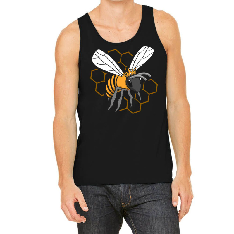 Bee Beekeeper Queen Bee Honeycomb Funny Beekeeping Honey Apiary Graphi Tank Top | Artistshot