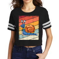 Vintage Snail Retro Snails Graphic Gift Kids, Youth T Shirt Scorecard Crop Tee | Artistshot