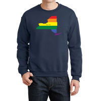 New York Rainbow Flag Crewneck Sweatshirt | Artistshot