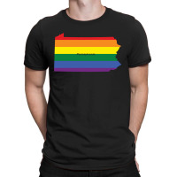 Pennsylvania Rainbow Flag T-shirt | Artistshot