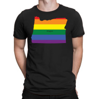 Oregen Rainbow Flag T-shirt | Artistshot