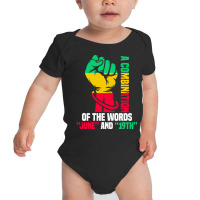 Juneteenth Gifts T  Shirt A Combination Of The Words Baby Bodysuit | Artistshot