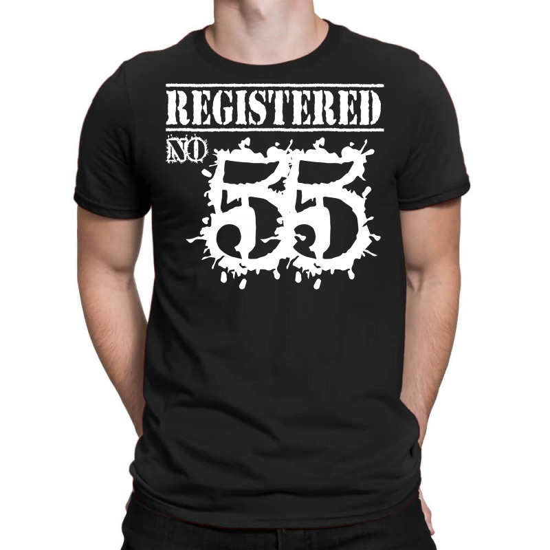 Registered No 55 T-shirt | Artistshot