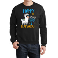 Happy Hanukkah Jewish Christmas Jewish Hanukkah Llamakkah T Shirt Crewneck Sweatshirt | Artistshot