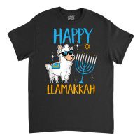 Happy Hanukkah Jewish Christmas Jewish Hanukkah Llamakkah T Shirt Classic T-shirt | Artistshot