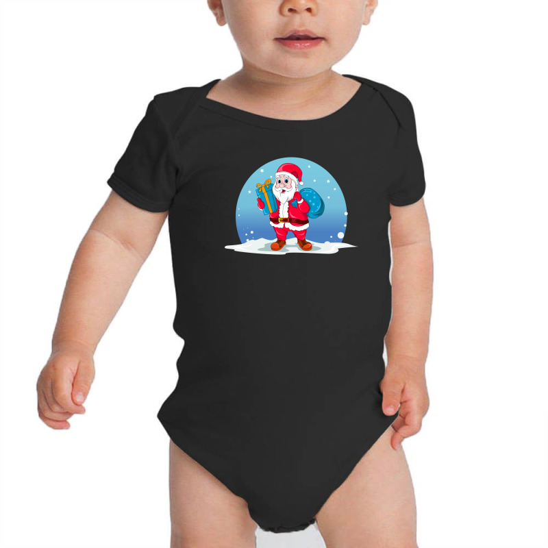 Santa Claus Baby Bodysuit by Chiks | Artistshot