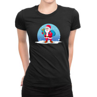 Santa Claus Ladies Fitted T-shirt | Artistshot