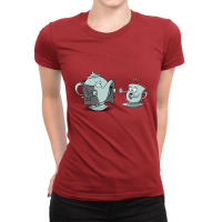 Exhibitionist Teapot Ladies Fitted T-shirt | Artistshot