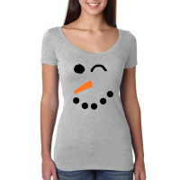 Smile Face Women's Triblend Scoop T-shirt | Artistshot