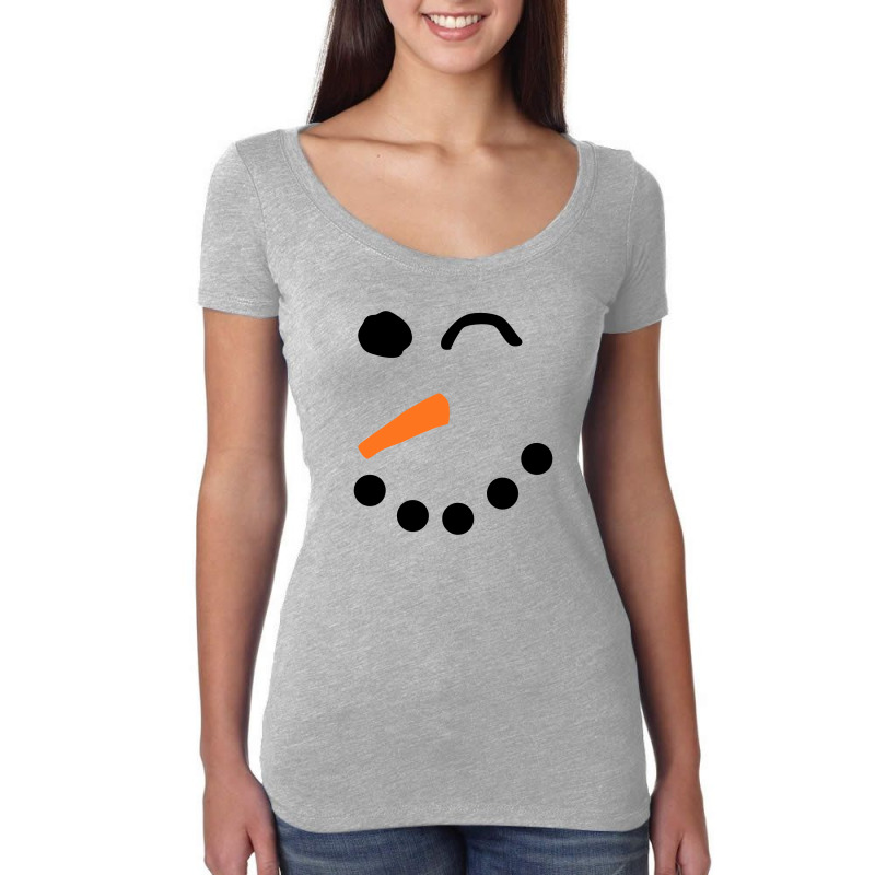 Smile Face Women's Triblend Scoop T-shirt by fahmifutri | Artistshot