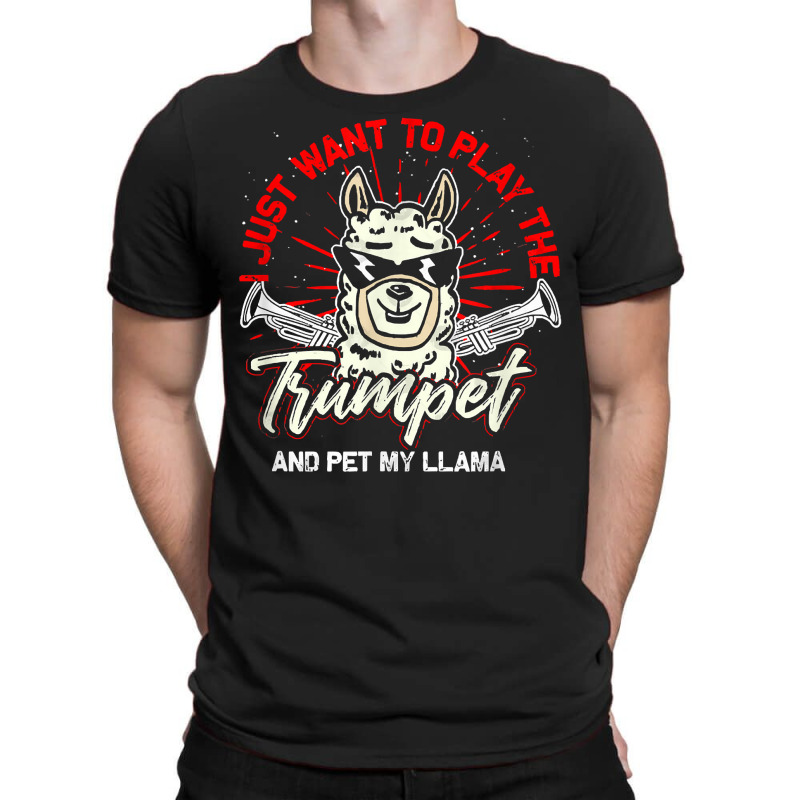 Trumpeter Llama Musical Instrument Trumpet T Shirt T-shirt | Artistshot