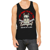 Trumpeter Llama Musical Instrument Trumpet T Shirt Tank Top | Artistshot