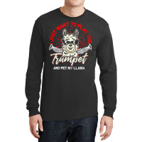 Trumpeter Llama Musical Instrument Trumpet T Shirt Long Sleeve Shirts | Artistshot