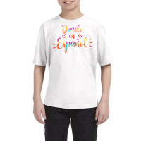 Cool Dimelo En Espanol Spanish Teacher Maestra Bilingue T Shirt Youth Tee | Artistshot