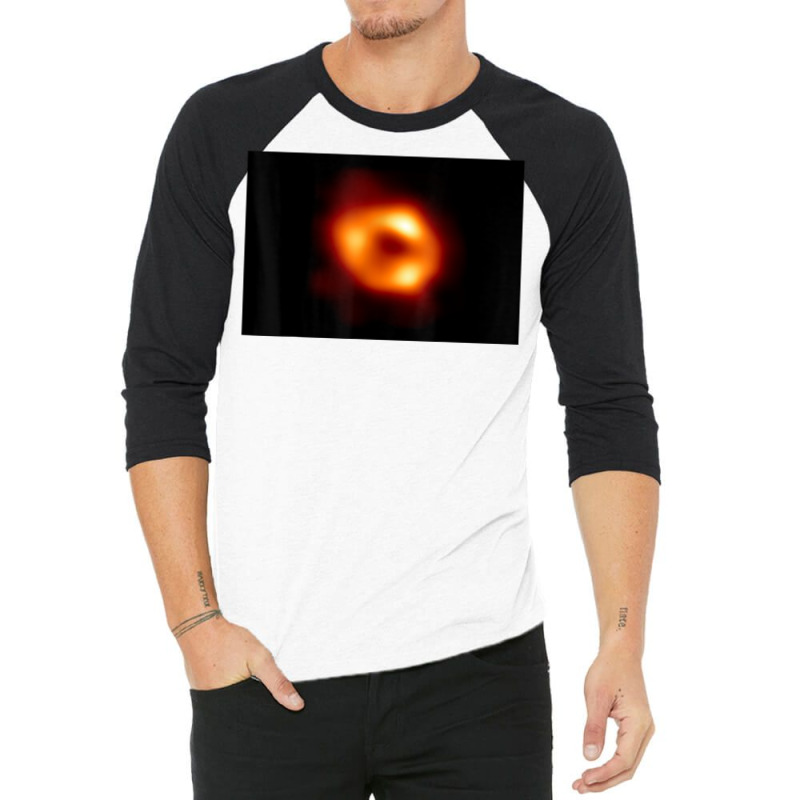 First Image Of Black Hole In Our Milky Way Galaxy 2022 T Shirt 3/4 Sleeve Shirt by saldeenshakir | Artistshot