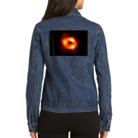 First Image Of Black Hole In Our Milky Way Galaxy 2022 T Shirt Ladies Denim Jacket | Artistshot