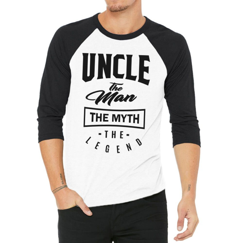 Uncle The Myth The Legend 3/4 Sleeve Shirt | Artistshot