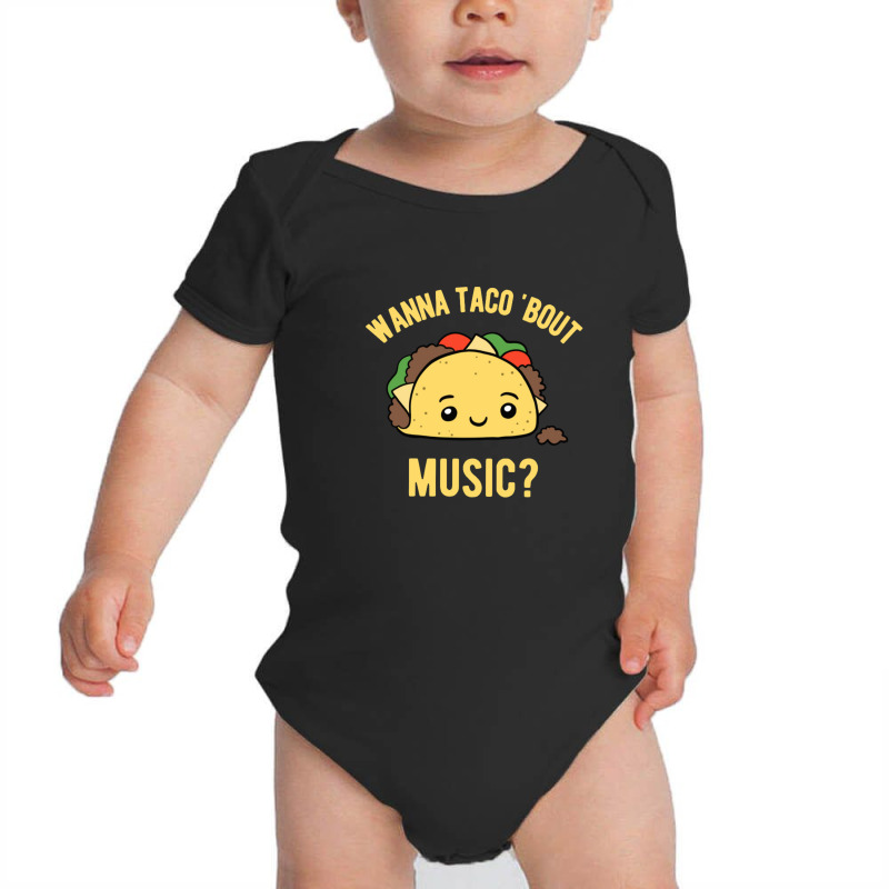 Music Teacher Taco Baby Bodysuit by BLACKSTONE | Artistshot