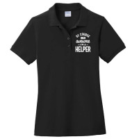 Helper Job Title Gift Ladies Polo Shirt | Artistshot