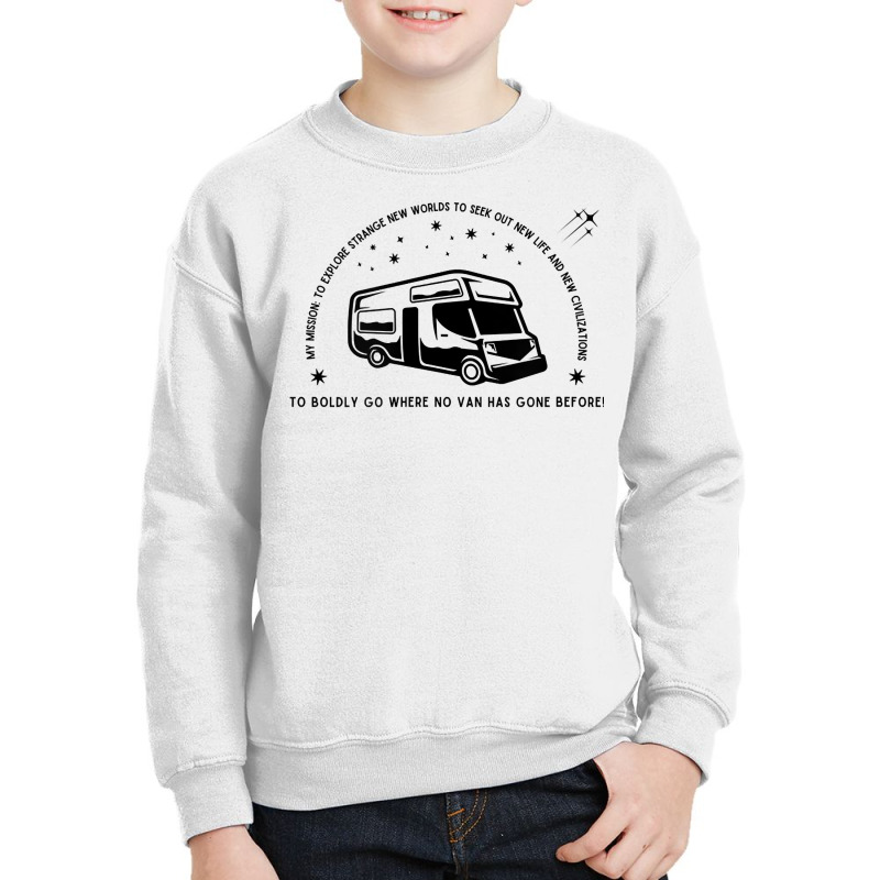 Campervan Epic Adventure T! Fun Graphic Trekkie Stargazer Rv T Shirt Youth Sweatshirt by KretschmerBridge | Artistshot