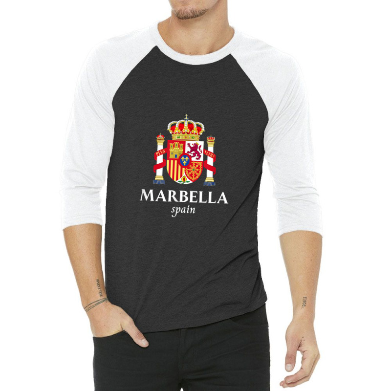 Spanish Coat Of Arms Marbella 3/4 Sleeve Shirt | Artistshot