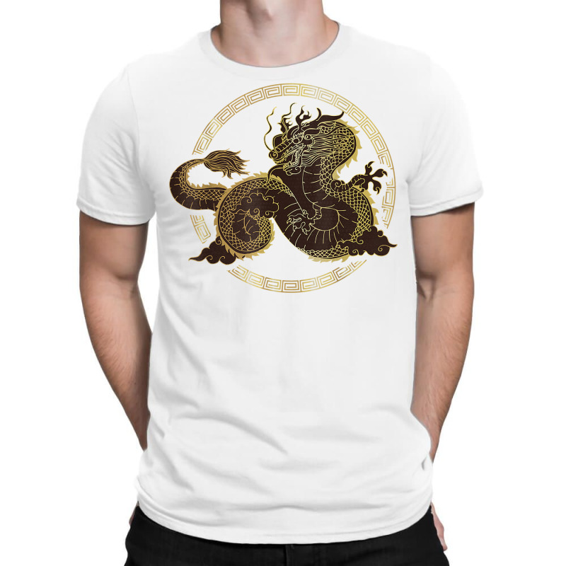 Classic Chinese Dragon In Circle T Shirt T-shirt | Artistshot