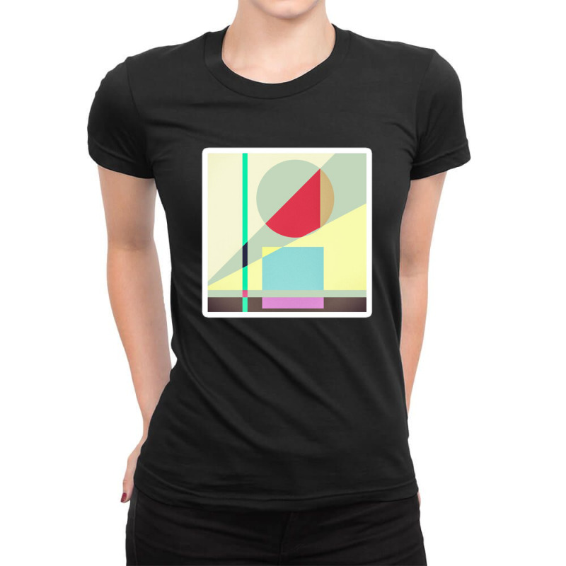 Modern Abstract Sea Coral Reef On Beach Background 15105295 Ladies Fitted T-Shirt by izank2 | Artistshot