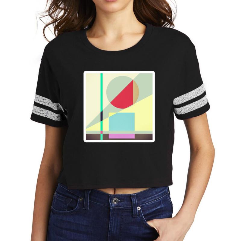 Modern Abstract Sea Coral Reef On Beach Background 15105295 Scorecard Crop Tee by izank2 | Artistshot