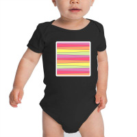 Modern Black And White Foliage And Stripes 21253938 Baby Bodysuit | Artistshot