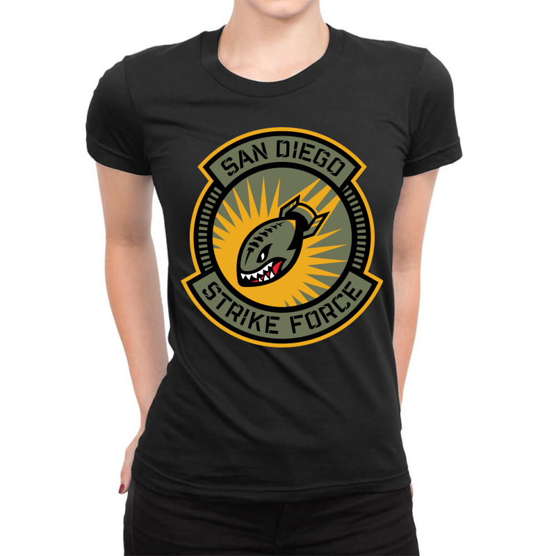 San Diego Strike Force Ladies Fitted T-Shirt by HalbertIvory | Artistshot