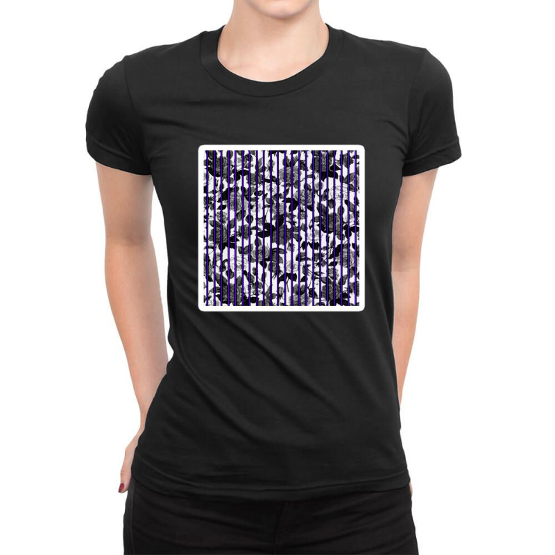 Modern Black And White Geometric Pineapples 25882190 Ladies Fitted T-Shirt by izank2 | Artistshot