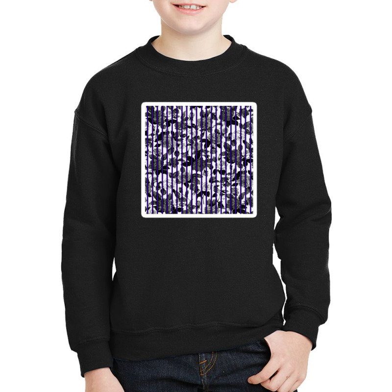 Modern Black And White Geometric Pineapples 25882190 Youth Sweatshirt by izank2 | Artistshot