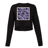 Modern Black And White Geometric Pineapples 25882190 Cropped Sweater | Artistshot