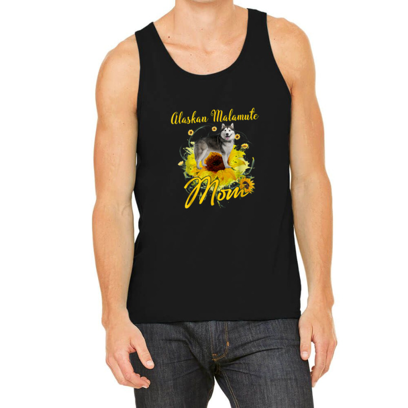 Sunflower Alaskan Malamute Mom Dog Lover Mother's Day Tank Top | Artistshot