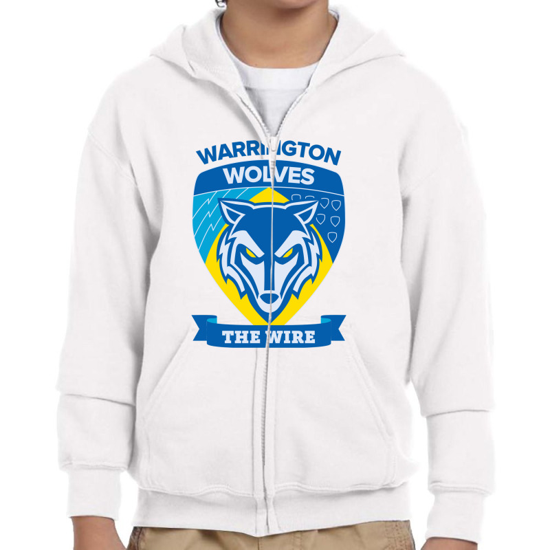 Warrington Wolves Youth Zipper Hoodie | Artistshot