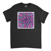 Modern Rose Gold Glitter Black White Color Blocks Classic T-shirt | Artistshot