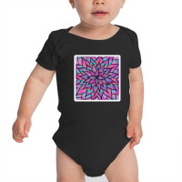 Modern Rose Gold Glitter Black White Color Blocks Baby Bodysuit | Artistshot