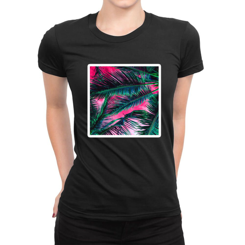 Modern Rose Gold Peacock Teal Marble 41975689 Ladies Fitted T-Shirt by izank2 | Artistshot