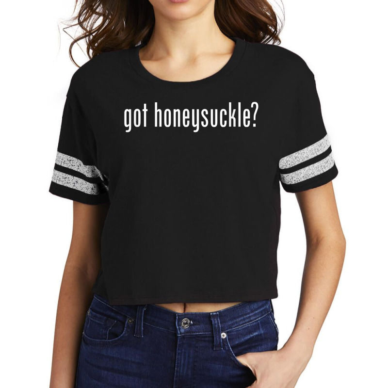 Got Honeysuckle Retro Advert Ad Parody Funny T Shirt Scorecard Crop Tee | Artistshot