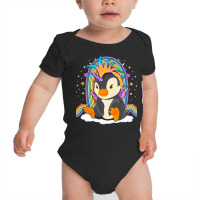 Animal T  Shirt Cute Magical Penguincorn Rainbow Unicorn Penguin Fanta Baby Bodysuit | Artistshot